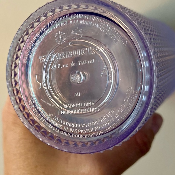 STARBUCKS  2023 Unicorn Studded Venti 24oz Tumbler with Straw, No Straw - Picture 3 of 5